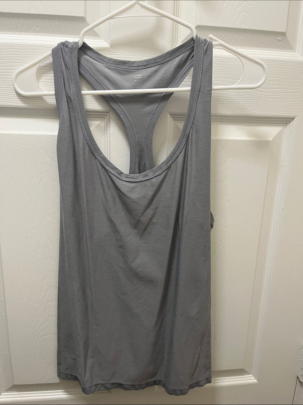 Fabletics Women's Gray Racerback Tank Top
